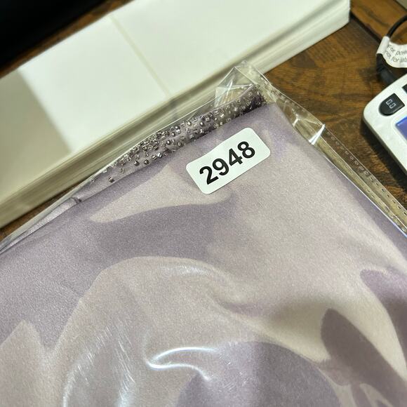 Zola Evening Skirt Womens 12 Lilac Satin Lined Pencil Straight Midi‎ Skirt - Picture 10 of 11